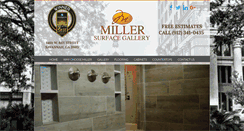 Desktop Screenshot of millersurfacegallery.com